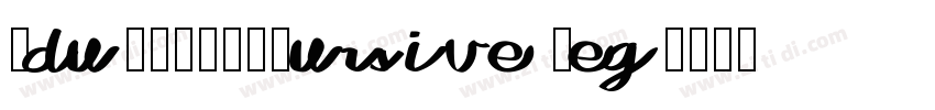 EduNSWACTCursive Reg字体转换